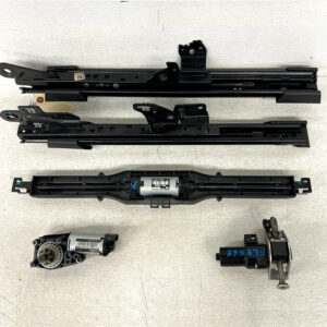 2016-2020 CADILLAC CT6 FRONT LEFT SIDE SEAT TRACK RAIL SET & MOTOR OEM LOT2562