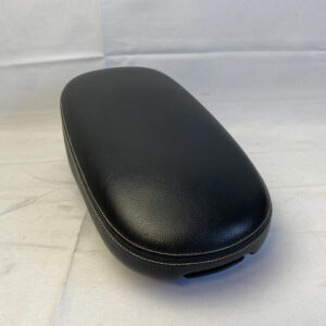2014 - 2019 Kia Soul Center Console Lid Armrest Black Leather White Stitching